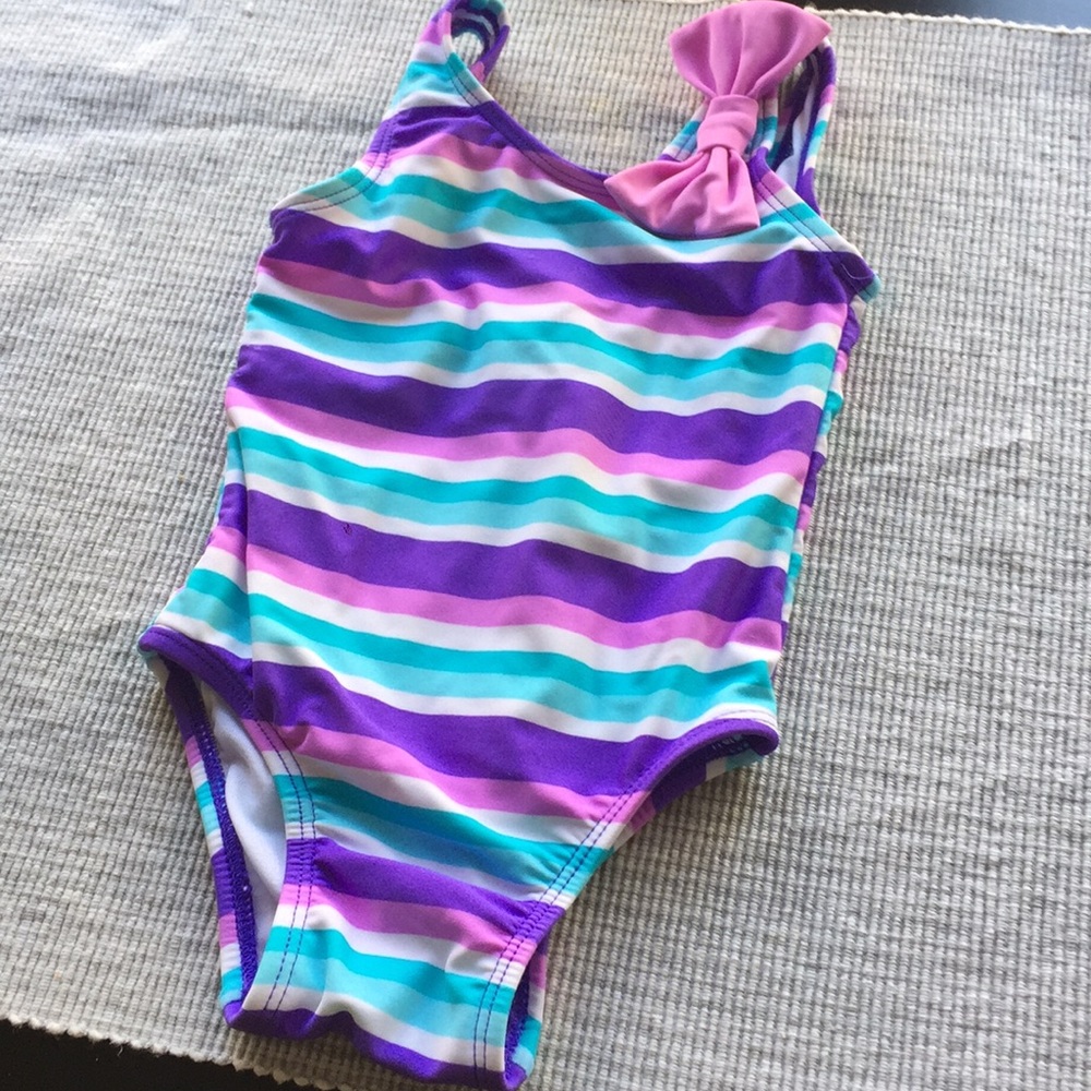 Circo Striped Swimsuit 6-9M